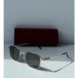 NEW Gucci GG1876S Gold Round Sunglasses $545